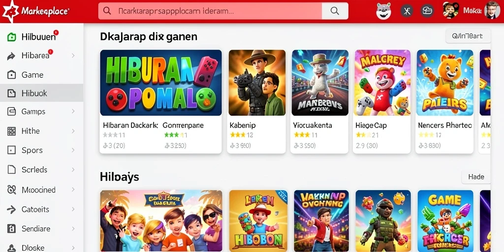 Tampilan antarmuka yang menarik dan mudah digunakan.