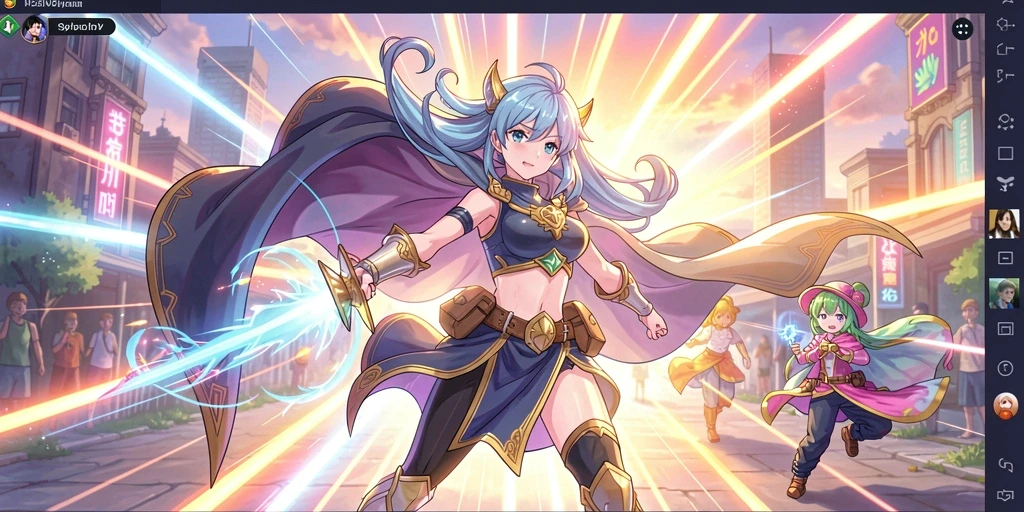 Ilustrasi gameplay yang menegangkan dalam 77AG.