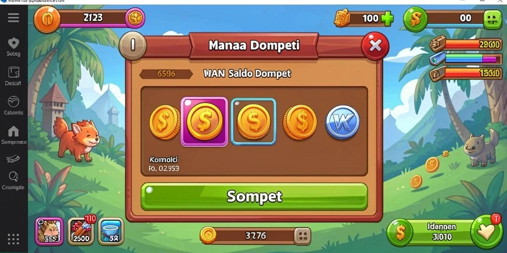 Tampilan utama aplikasI ANGKABET yang menarik.