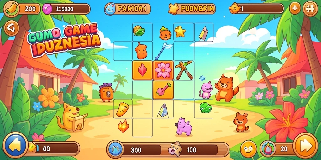 Tampilan awal game yang memukau dan menarik perhatian.