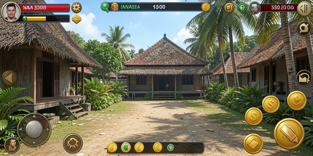 Tampilan awal GAMERP yang menarik dan mudah dinavigasi.