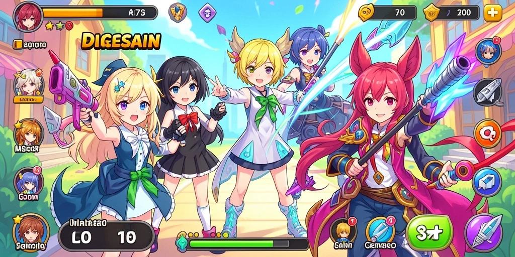 Tampilan karakter utama di dalam game K234.