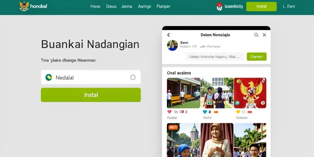 Tampilan karakter yang lucu dan menarik.