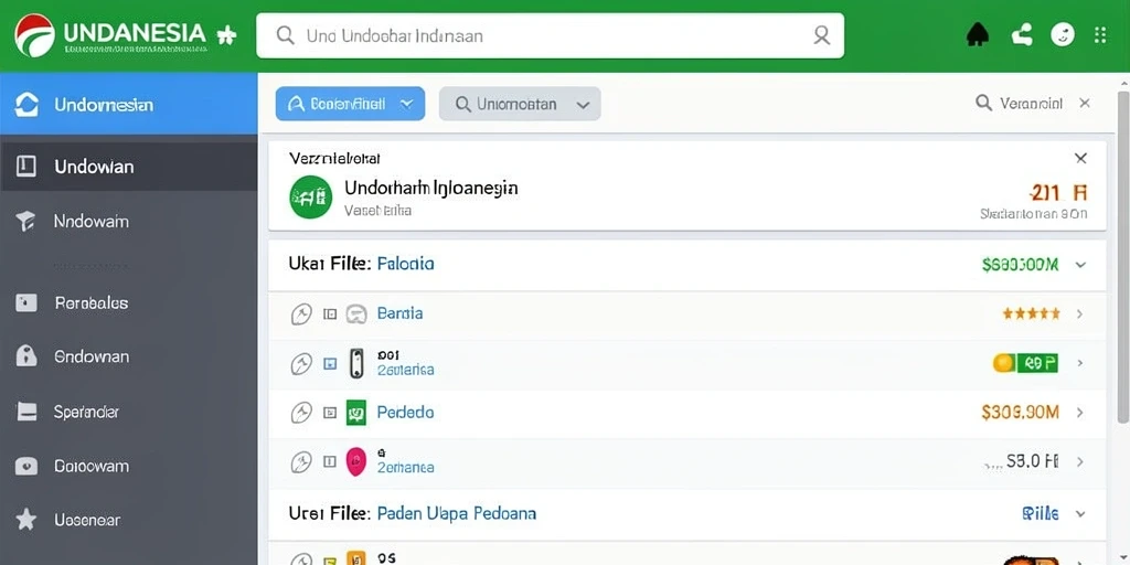 Tampilan antarmuka yang sederhana dan menarik.