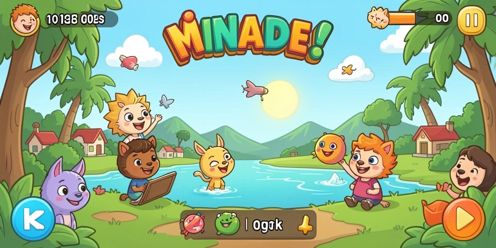 Tampilan awal game yang menarik.