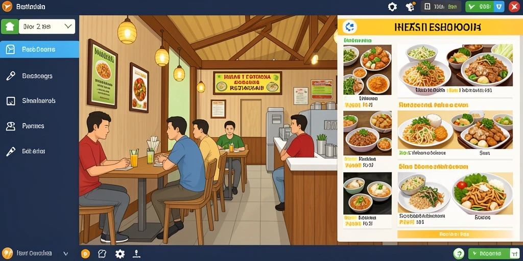 Tampilan antarmuka yang intuitif dan menarik.