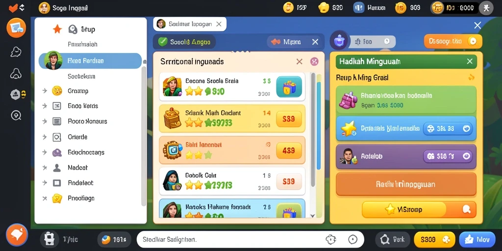 Tampilan layar utama game RAJASTAR yang memukau.
