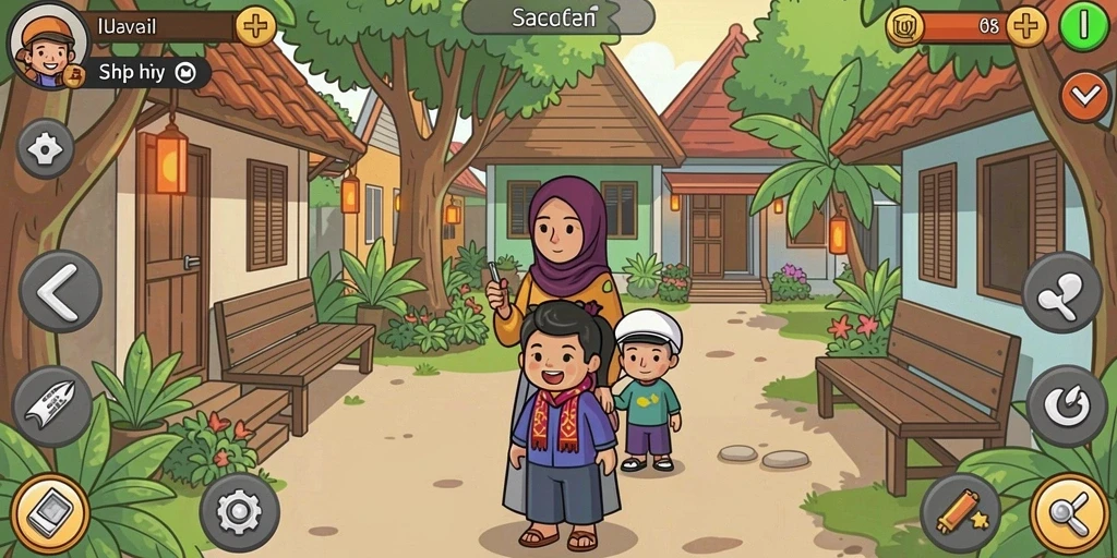 Tampilan antarmuka yang user-friendly.