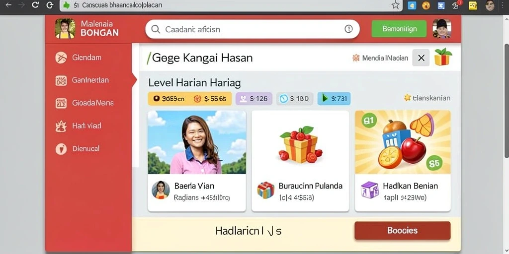 Tampilkan berbagai permainan slot menarik.