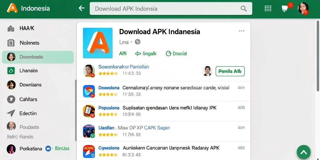 Tampilan antarmuka yang intuitif dan menarik.