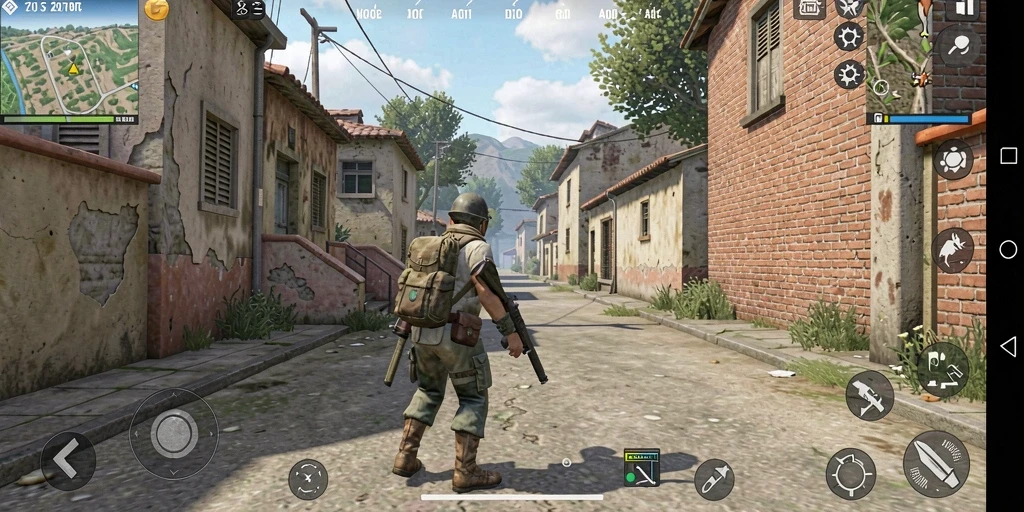 Tangkapan layar yang menunjukkan aksi seru di game ZK988.