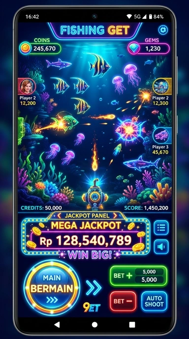 Galeri pratinjau visual 9et build APK resmi terbaru
